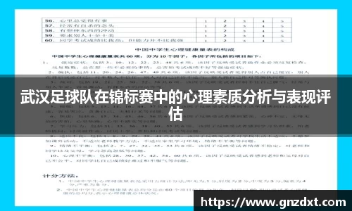 武汉足球队在锦标赛中的心理素质分析与表现评估